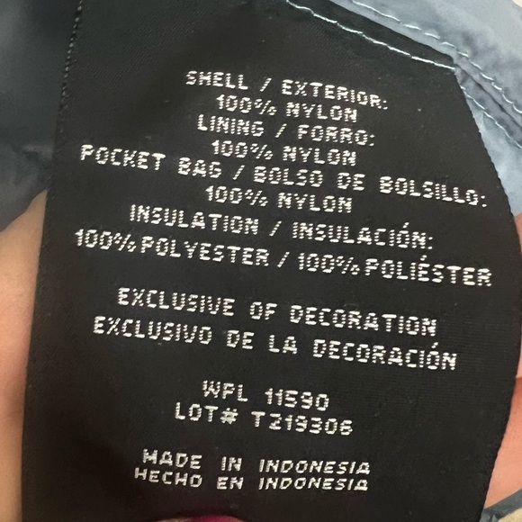 32 Degrees light blue Puffer Vest - Picture 4 of 7